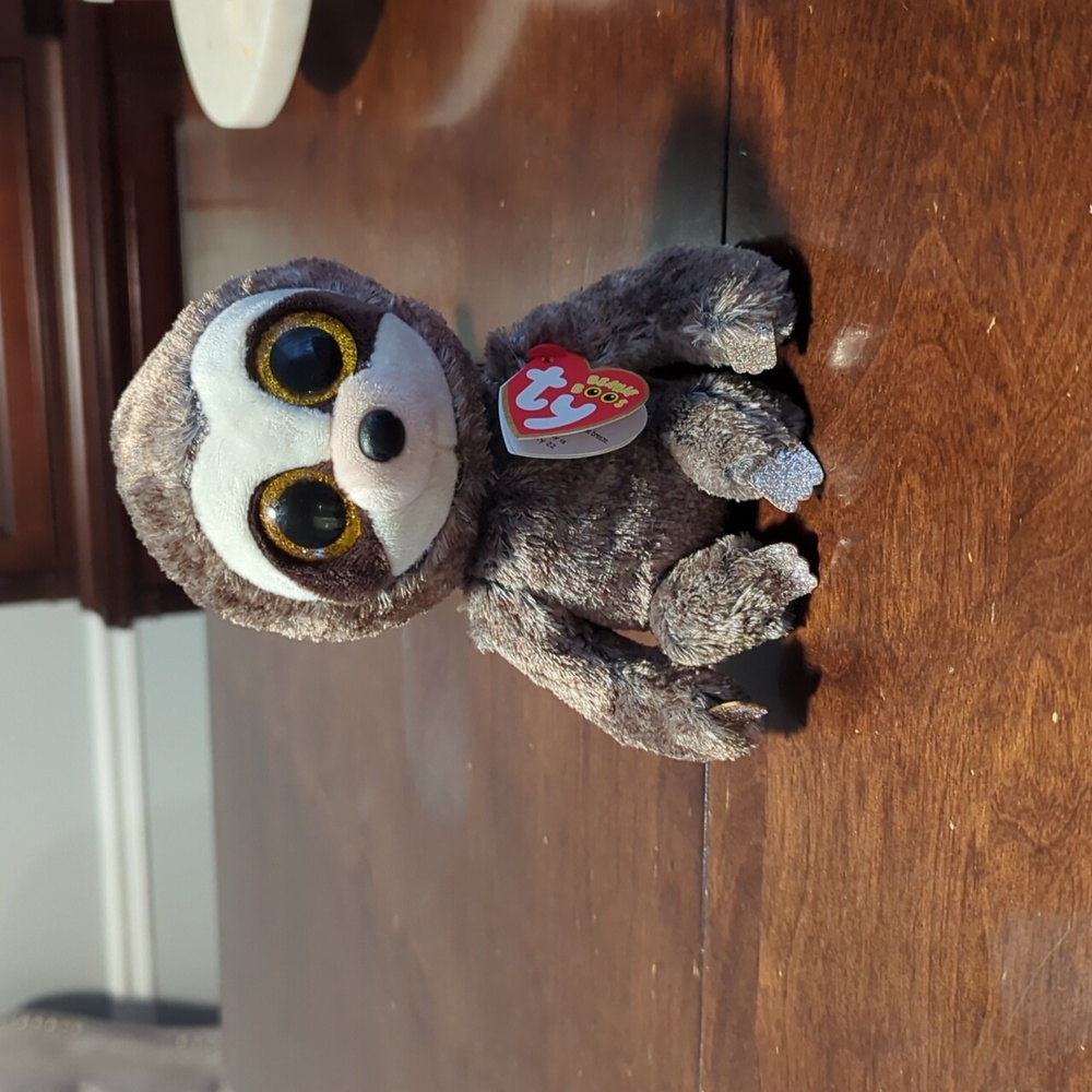 Ty Beanie Boo Plush Dangler the Sloth 7" NEW